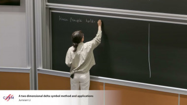 A two dimensional delta symbol method and applications