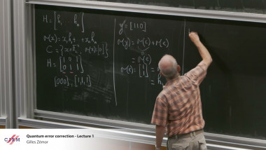 Quantum error correction - lecture 1