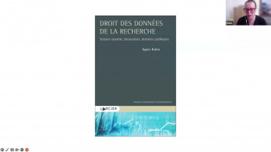 Science ouverte, innovation, données publiques droit applicable aux données de la recherche