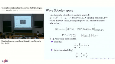 Stochastic wave equation with cubic non-linearity