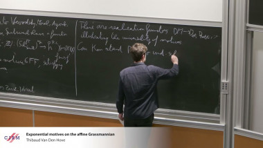 Exponential motives on the affine Grassmannian