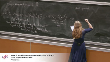 Towards an Eichler-Shimura decomposition for ordinary p-adic Siegel modular forms