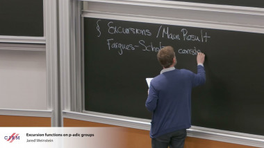 Excursion functions on p-adic groups