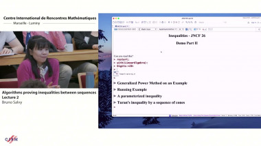 Algorithms proving inequalities of sequences - lecture 2