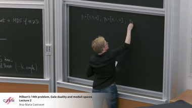 Hilbert's 14th problem, Gale duality and moduli spaces - lecture 2