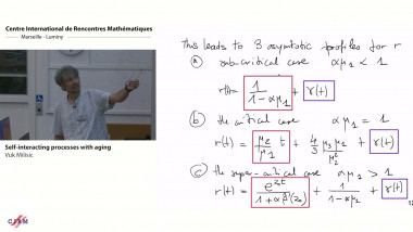 Self-interacting diffusions with aging