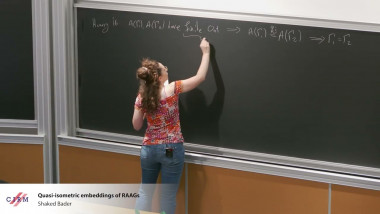 Quasi-isometric embeddings of RAAGs