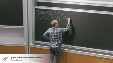 p-adic Eichler-Shimura theory - Lecture 1