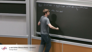p-adic Eichler-Shimura theory - Lecture 2