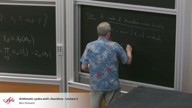 Arithmetic cycles and L-functions - Lecture 3