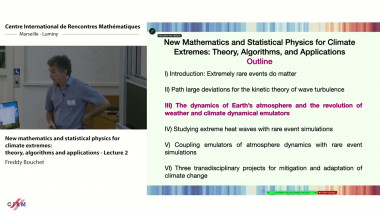 New mathematics and statistical physics for climate extremes: theory, algorithms and applications - Lecture 2