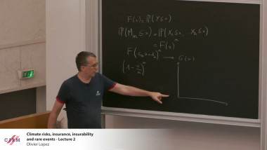 Climate risks, insurance, insurability and rare events - Lecture 2