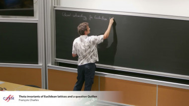 Theta invariants of Euclidean lattices and a question of Quillen