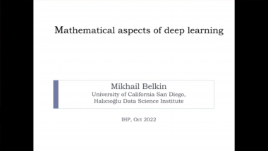 Mathematical Aspects of Deep Learning - Part 1