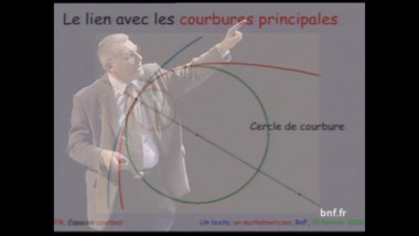 Espaces courbes de Gauss à Perelman, en passant par Einstein