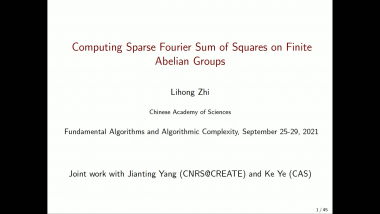 Computing Sparse Fourier Sum of Squares on Finite Abelian Groups