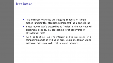 Stochastic modeling of neural networks - Part 2