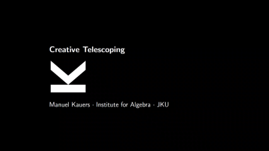 Creative Telescoping - Part 8