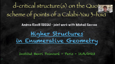 d-critical structure(s) on the Quot scheme of points on a Calabi-Yau 3-fold - Part 1
