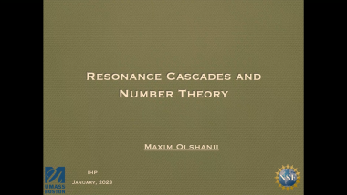 Resonance Cascades as a Tool of Quantum Number Theory