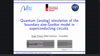 Quantum simulation of the boundary sine-Gordon model in superconducting circuits