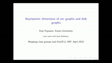 Asymptotic dimension of the arc graphs and disk graphs