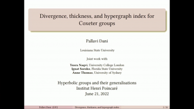 Divergence, thickness, and hypergraph index for Coxeter groups