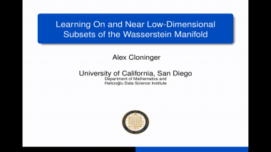 Learning on and near Low-Dimensional Subsets of the Wasserstein Manifold
