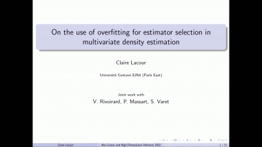 On the use of overfitting for estimator selection