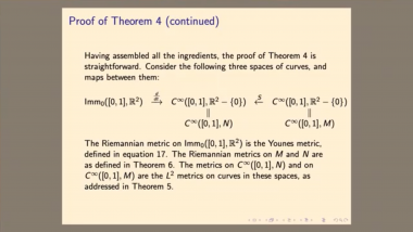 Geometry of Shape Spaces of Curves and Surfaces - Part 6