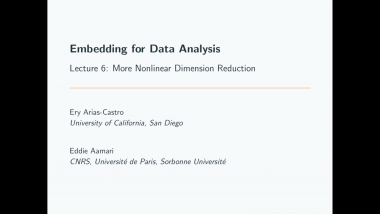 Embedding for Data Analysis - Part 7