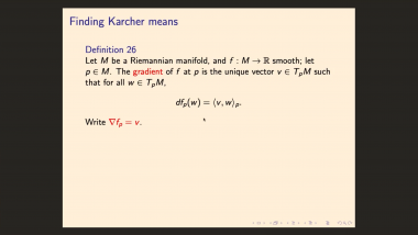 Geometry of Shape Spaces of Curves and Surfaces - Part 14