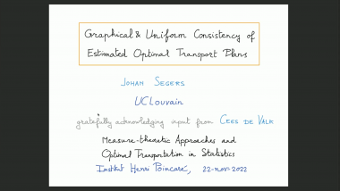 Graphical and uniform consistency of estimated optimal transport plans