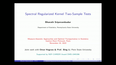 Spectral regularized kernel two-sample tests