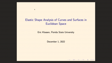 Geometry of Shape Spaces of Curves and Surfaces - Part 15