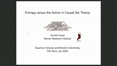 Entropy versus the action in causal set theory