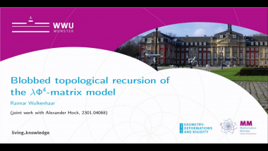 Blobbed topological recursion of the $\lambda\Phi^4$ matrix model