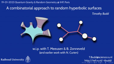 A combinatorial approach to random hyperbolic surfaces