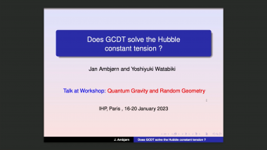 Does GCDT solve the Hubble constant tension?