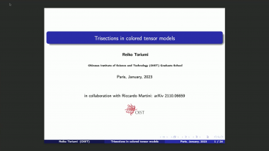 Trisections in colored tensor models