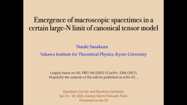 Emergence of macroscopic spacetimes in a certain large-N limit of canonical tensor model