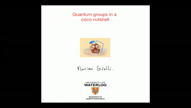 Quantum groups in a (coco) nutshell - Part 1