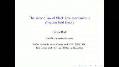 The second law of black hole mechanics in effective field theory
