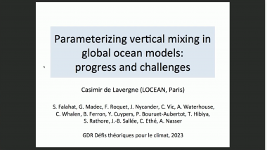 Parameterizing vertical mixing in global ocean models: progress and challenges