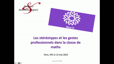Les stéréotypes et les gestes professionnels dans la classe de maths