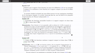 Cours 2MA211.20 (Intégrale de Lebesgue)