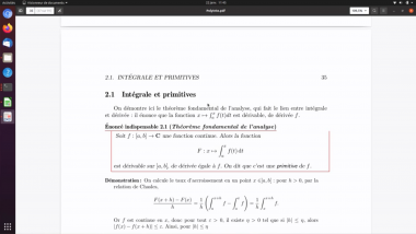 Cours 2MA211.7b (Intégrale de Lebesgue)