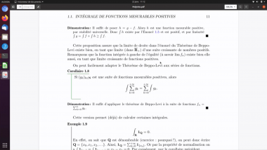 Cours 2MA211.6 (Intégrale de Lebesgue)