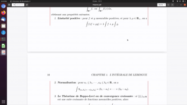 Cours 2MA211.3 (Intégrale de Lebesgue)