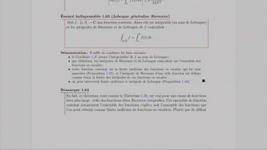 Cours 2MA211.2 (Intégrale de Lebesgue)